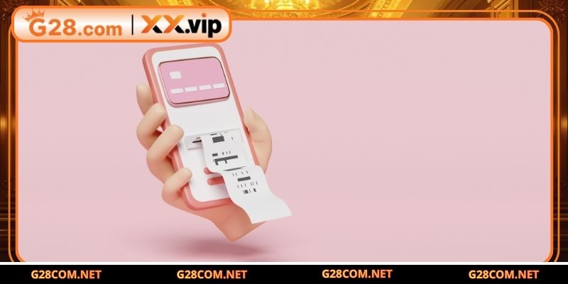 Rút tiền G28 bằng ví điện tử dễ dàng